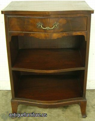 Antique Flame Mahogany Nightstand