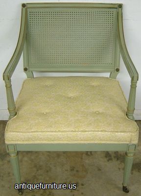 Antique French Paint Decorated Chair
