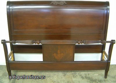 Antique Mahogany Bed