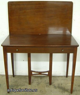 Antique Mahogany Game Dining Table