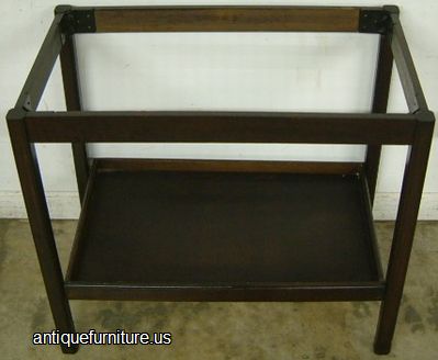 Antique Mahogany Luggage Rack
