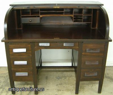 Antique Mahogany Rolltop Desk