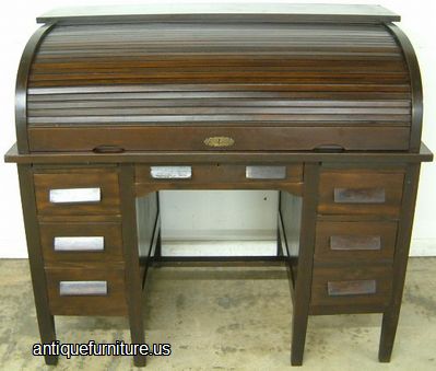 Antique Mahogany Rolltop Desk