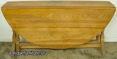 Antique Oak Gateleg Dining Table