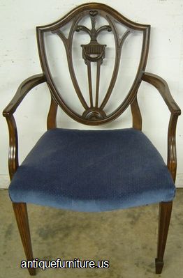 Antique Shieldback Dining Chair