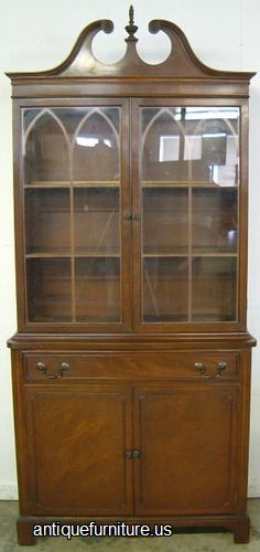Antique Mahogany China Cabinet