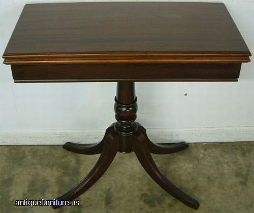 Antique Mahogany Game Table