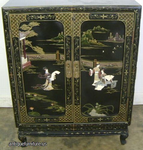Antique Oriental Cabinet