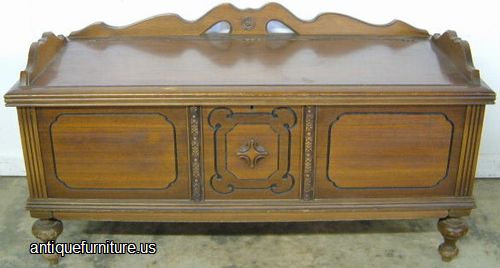 Antique Walnut Cedar Chest