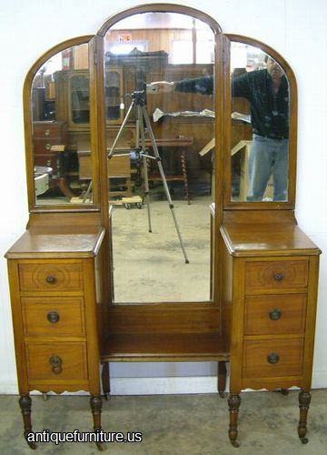 Antique Walnut Vanity