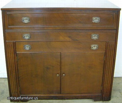 Antique Mahogany Server Extension Table
