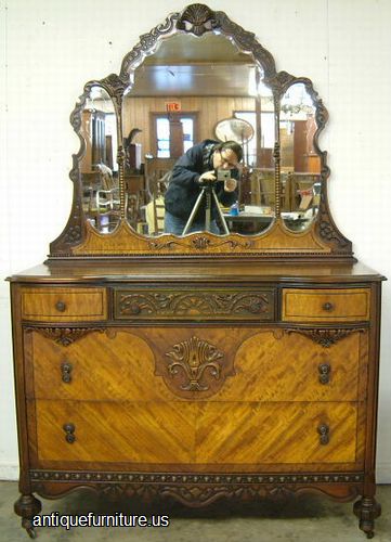 Antique Ornate Dresser