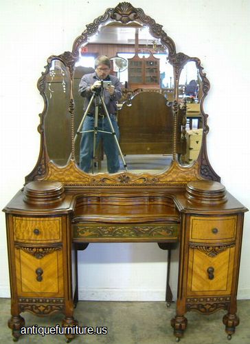 Antique Ornate Vanity