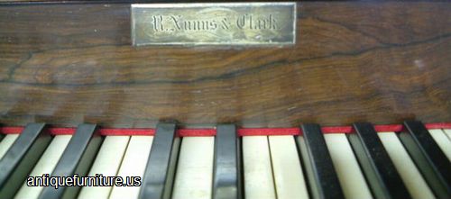 Antique R Nunns Clark Grand Piano Melodeon