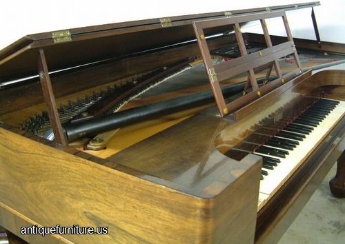 Antique R Nunns Clark Grand Piano Melodeon