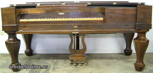 Antique R Nunns Clark Grand Piano Melodeon