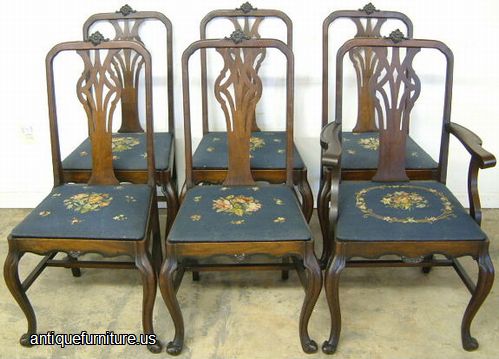 Antique French Style Dining Chairs