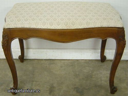 Antique French Style Vanity Bench
