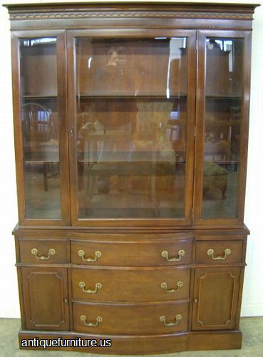Antique Mahogany China Cabinet