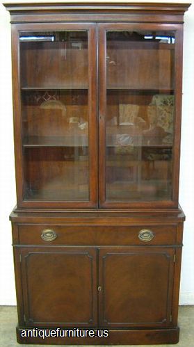 Antique Mahogany China Cabinet