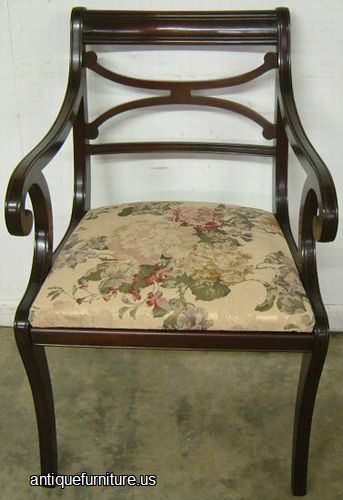 Antique Mahogany Dining Chair
