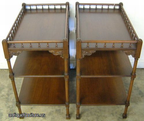 Antique Mahogany Side Tables