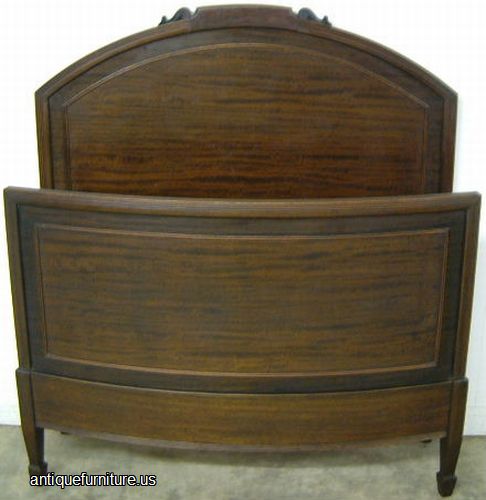 Antique Mahogany Twin Bed