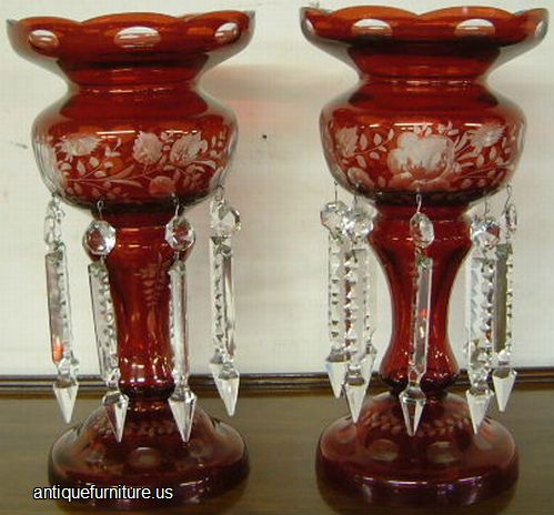 Antique Pair Lusters