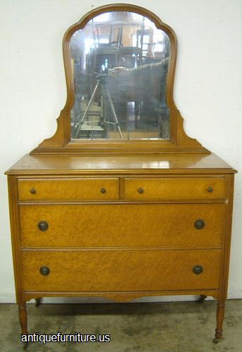 Antique Birdseye Maple Dresser