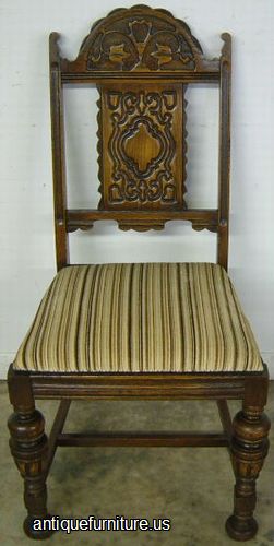 Antique Oak Dining Chair