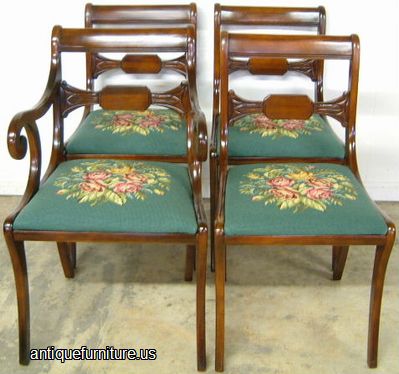 Antique Drexel Mahogany Dining Chairs