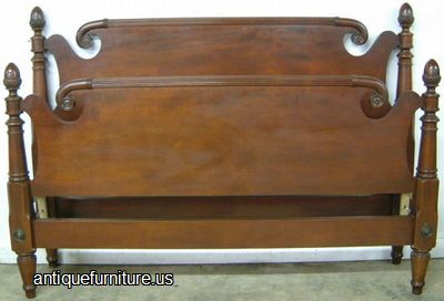 Antique Mahogany Bed