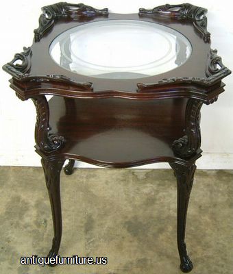 Antique Mahogany End Table