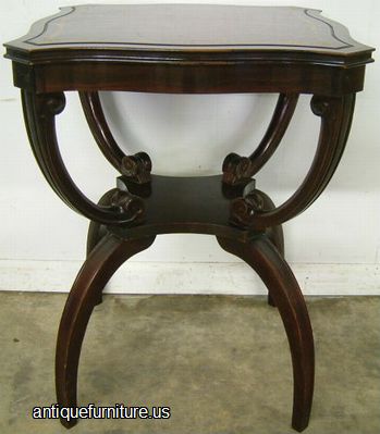 Antique Mahogany Lamp Table