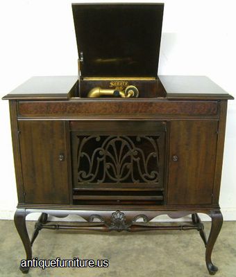 Antique Mahogany Phonograph