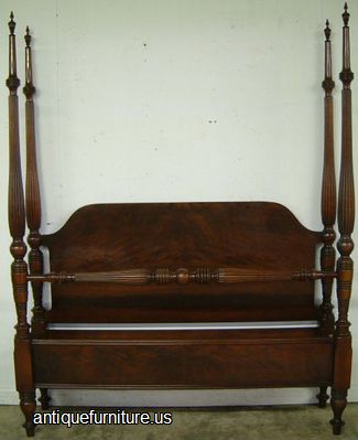 Antique Mahogany Poster Bed