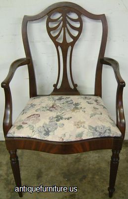 Antique Mahogany Sheraton Dining Chair