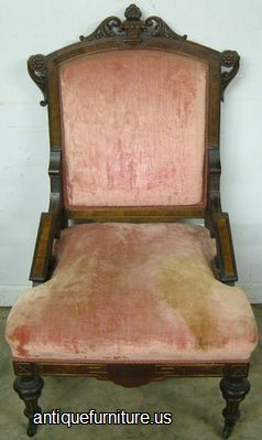 Antique Victorian Parlor Chair
