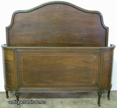 Antique Walnut Bed