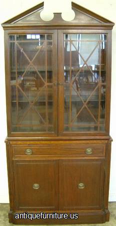 Antique Mahogany China Cabinet