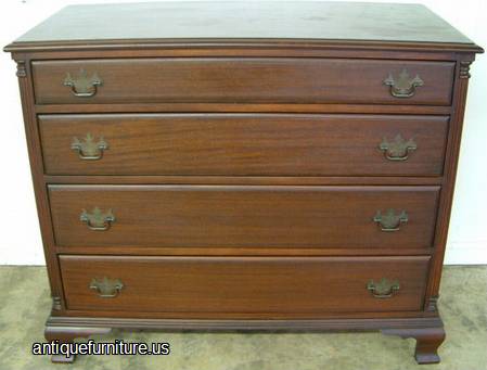 Antique Mahogany Straight Front Dresser
