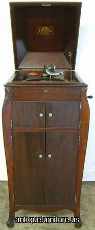 Antique Mahogany Victrola