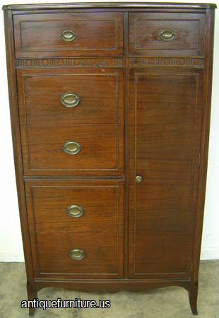 Antique Mahogany Wardrobe