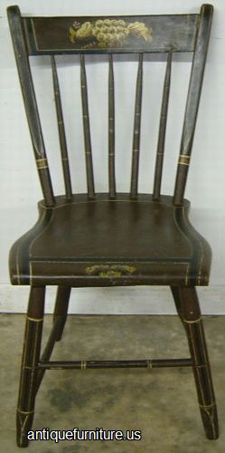 Antique Early Paint Decorated Chair
