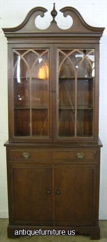 Antique Mahogany China Cabinet