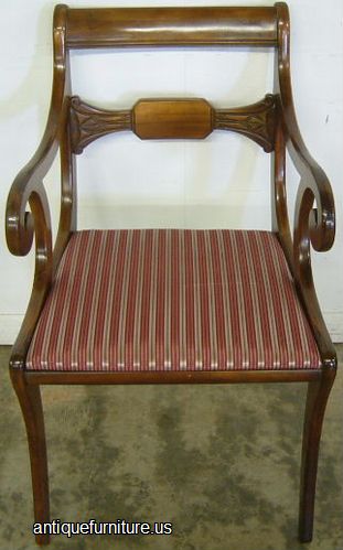 Antique Mahogany Desk Chair