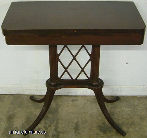 Antique Mahogany Game Table