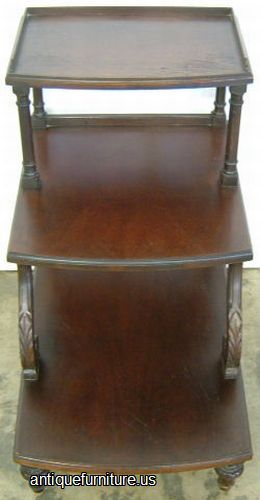 Antique Mahogany Step Table