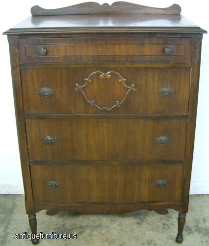 Antique Walnut Basset Chest