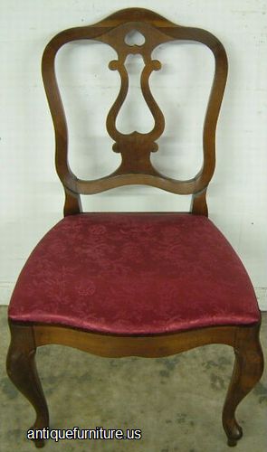 Antique French Style Cherry Dining Chair